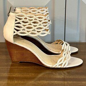 Ankle Strap Sandals by Enzo Angiolini WHITE size 8